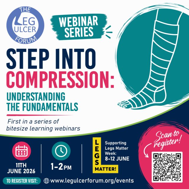 Leg Ulcer Forum webinar - 11 June 2026 - Step into compression