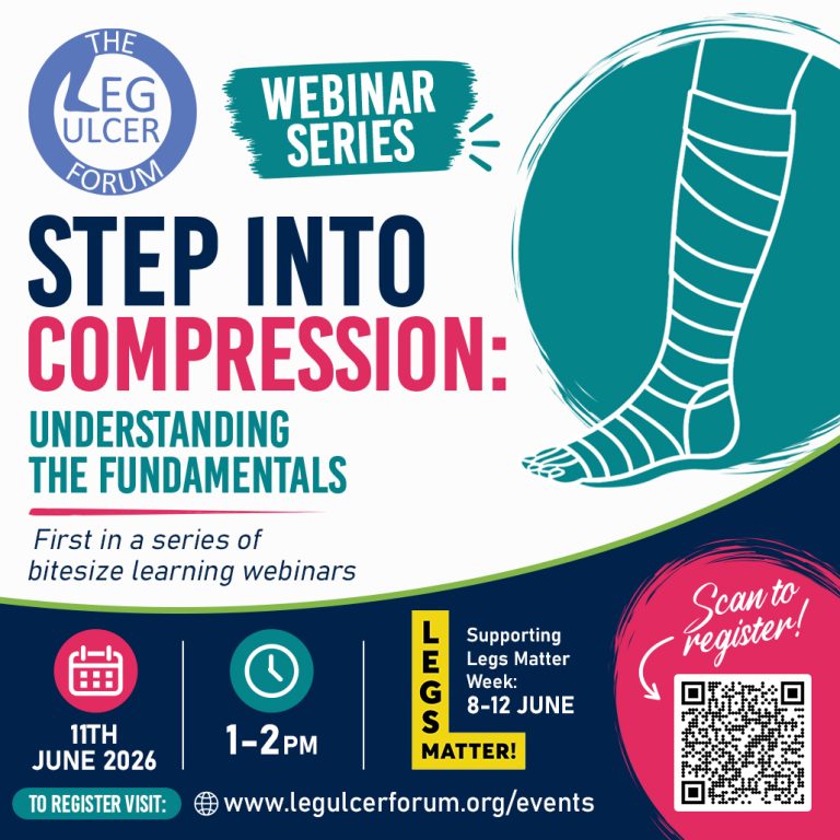 Leg Ulcer Forum webinar - 11 June 2026 - Step into compression